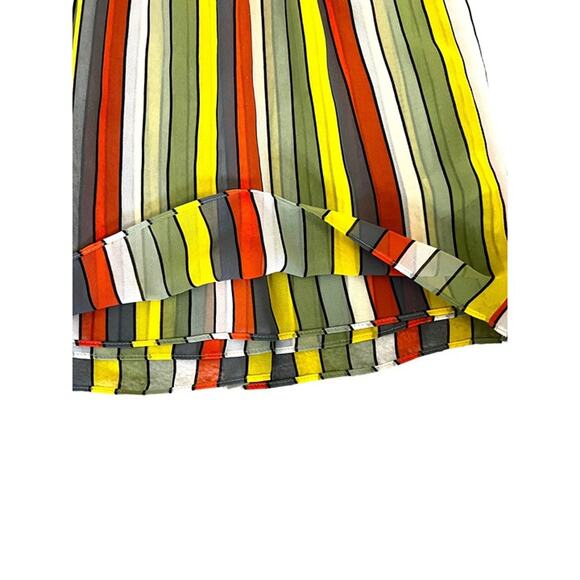 CAbi Striped Off the Shoulder Carnival Top Size S Style #5389 Summer - Picture 6 of 8